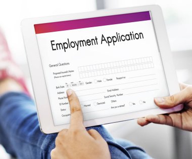 kişi tarama dijital tablet  