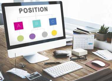 Bilgisayar çalışma yerinde