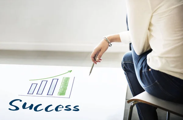 Poster with Success Concept — Stock Photo, Image