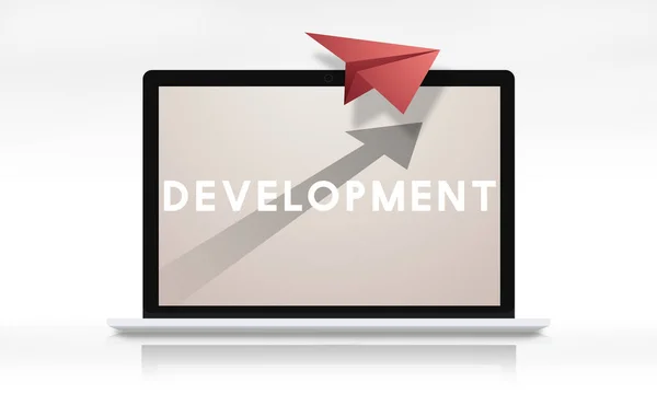 Design Template with Development — Stock Photo, Image