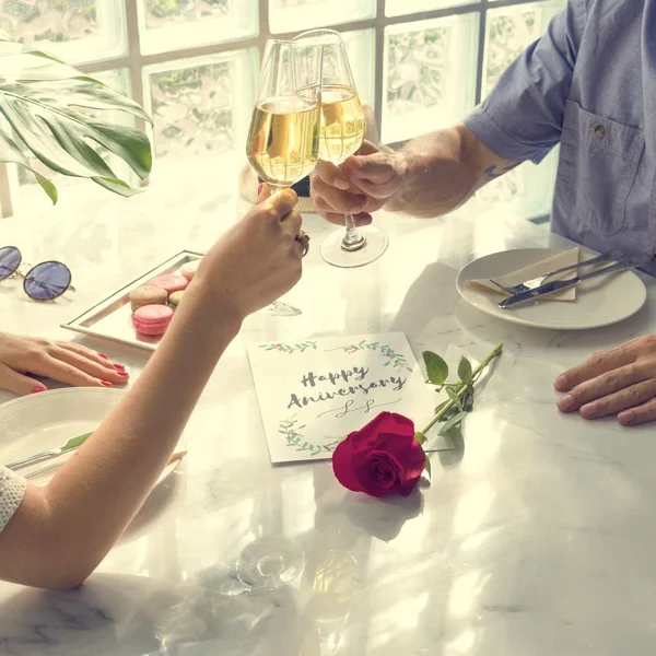 Couple Dining Together — Stock Photo, Image