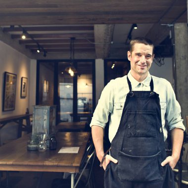 Barista adam önlük