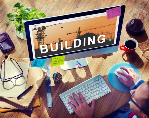 Building Construction Concept — Stock Photo, Image