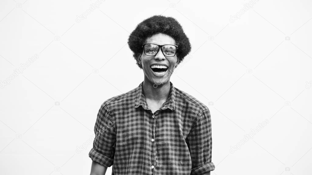 African Teen Boy Smiling