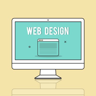 Tasarım şablonu Web tasarımı ile
