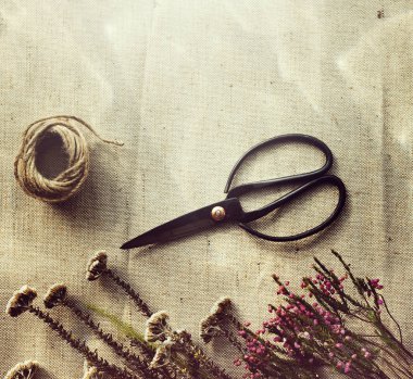 Çok güzel buket ve tablo için makaslar 