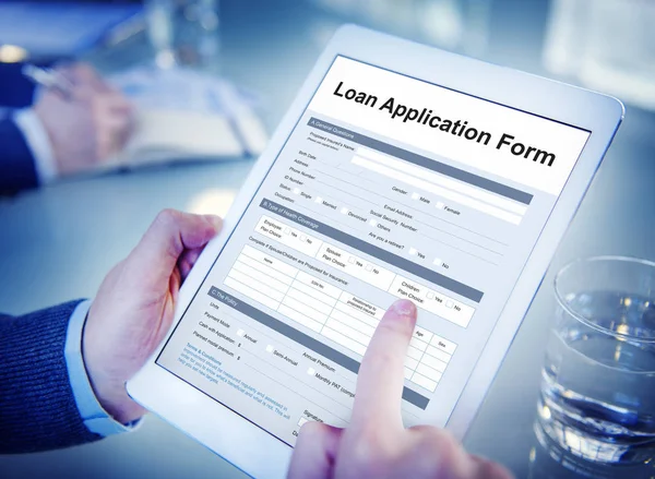 Formulaire de demande de prêt Concept — Photo