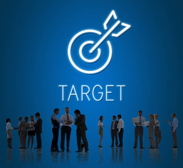 Группа деловых людей беседует
