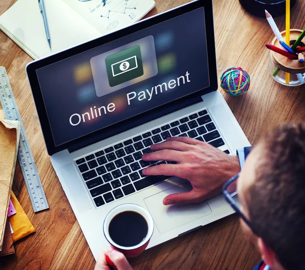 Concetto di pagamento online — Foto Stock