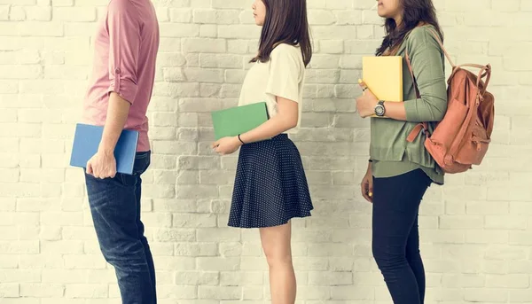 Diversidade Conceito dos estudantes — Fotografia de Stock