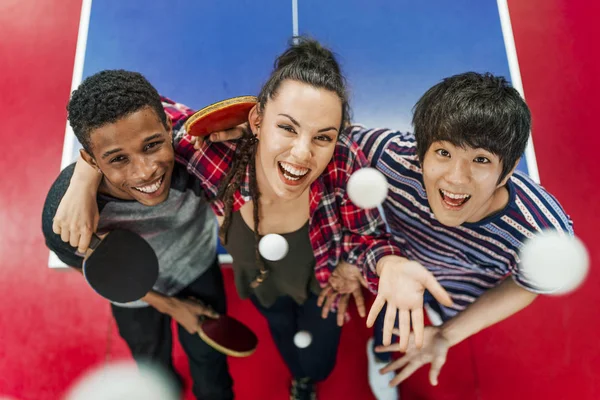 Winnende landenwedstrijd Ping-Pong — Stockfoto