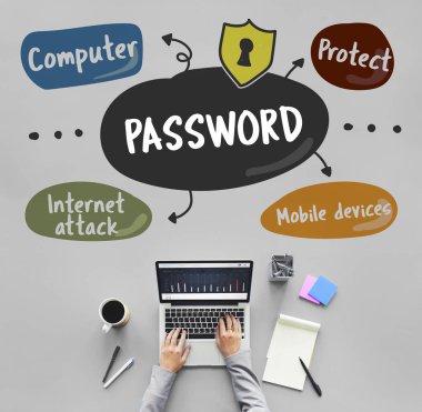 laptop ile çalışan kişi 