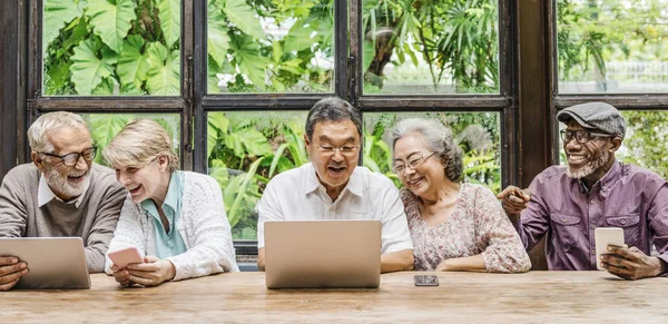 Grupo de Senior Retirement Meetup — Fotografia de Stock