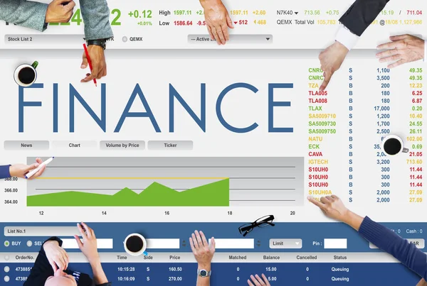 Business People and Finance Concept — Stock Photo, Image