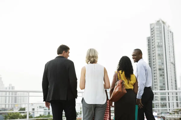 Multi ethnic group of people together — Stock Photo, Image