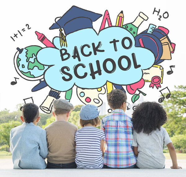 Cute kids play together