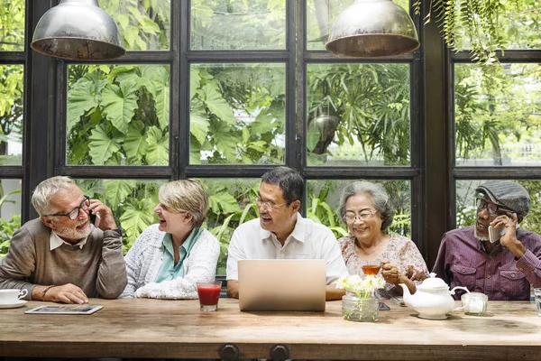 Grupo de Senior Retirement Meetup — Fotografia de Stock