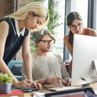 çalışma çağdaş office hipsters