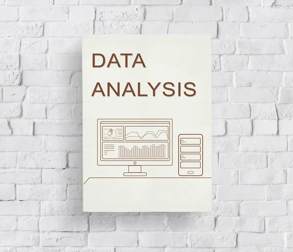 Konsep Analisis Data Kemajuan — Stok Foto