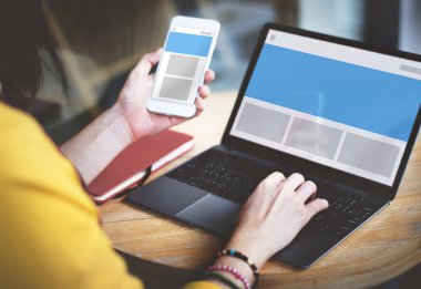 İnternet ve dijital cihazlar kavramı