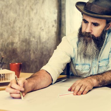 Adam mimar planı ile çalışma