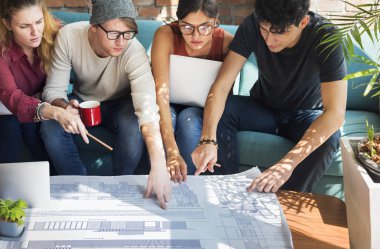 çalışma çağdaş office hipsters