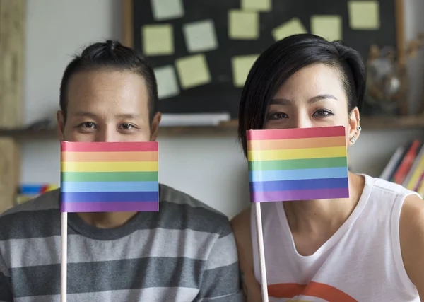 Pareja de lesbianas Momentos — Foto de Stock