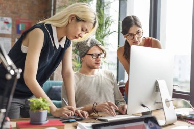 çalışma çağdaş office hipsters