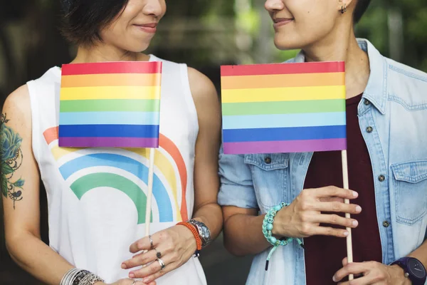 Coppia lesbica Momenti — Foto Stock