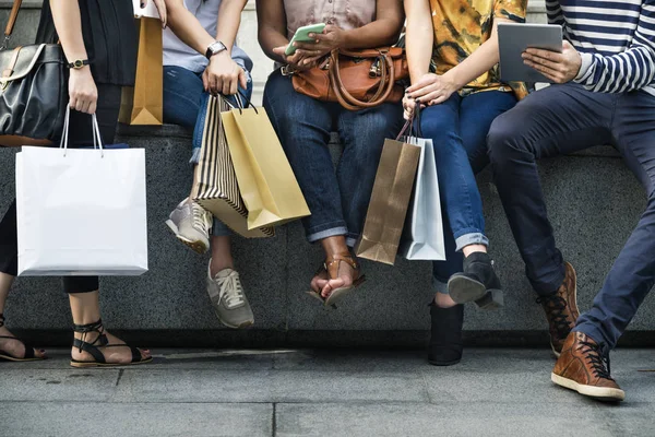 People with Shopping bags — Stock Photo, Image