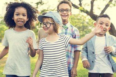 Çocuk park eğlenmek