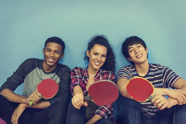 Winnende landenwedstrijd Ping-Pong — Stockfoto