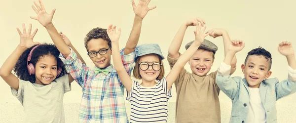 Cute kids play together — Stock Photo, Image