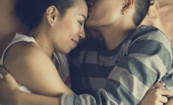 Para lesbijek chwile — Zdjęcie stockowe