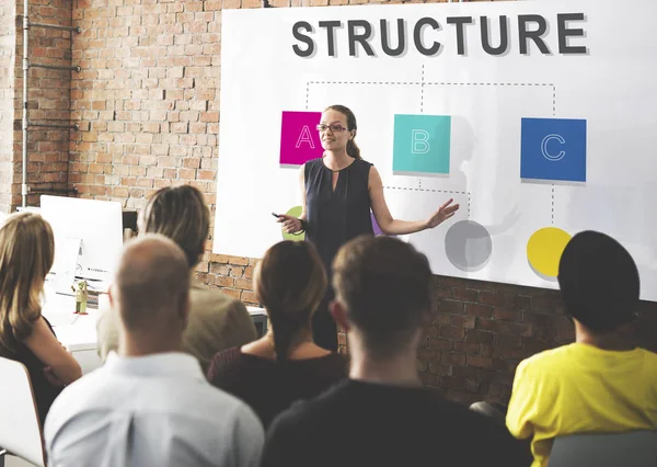 Geschäftsleute bei Konferenz — Stockfoto