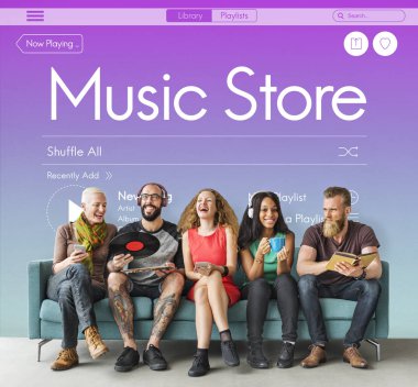 insanlar oturur koltukta cihazlar ile 