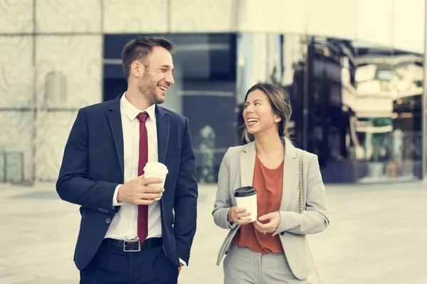 Business People Walking to office