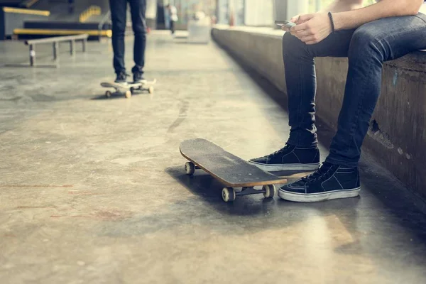 Skateboarder und Extremsport — Stockfoto