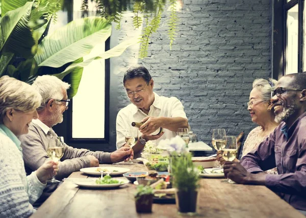 Grupo de Senior Retirement Meetup — Fotografia de Stock