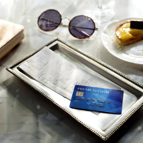 신용 카드와 지불 개념 — 스톡 사진