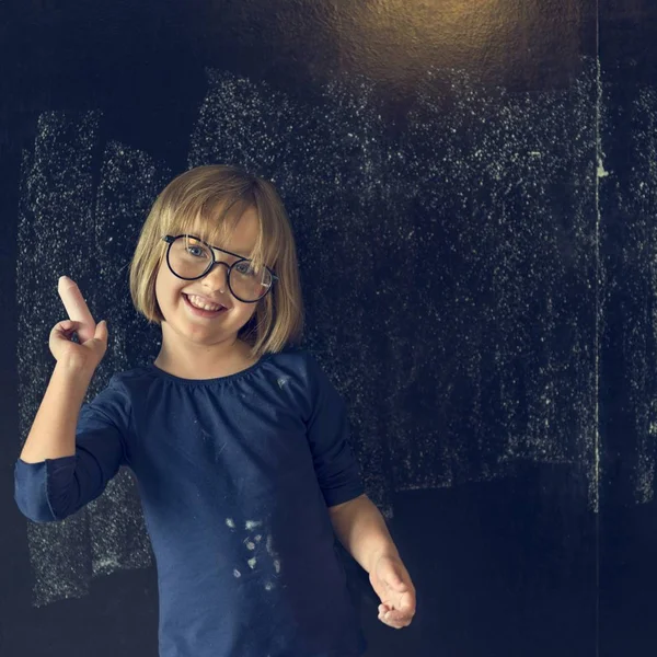 Menina em óculos — Fotografia de Stock