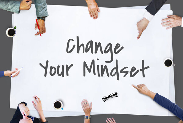 business people at meeting table