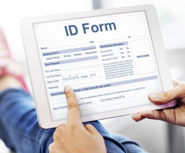 kişi tarama dijital tablet