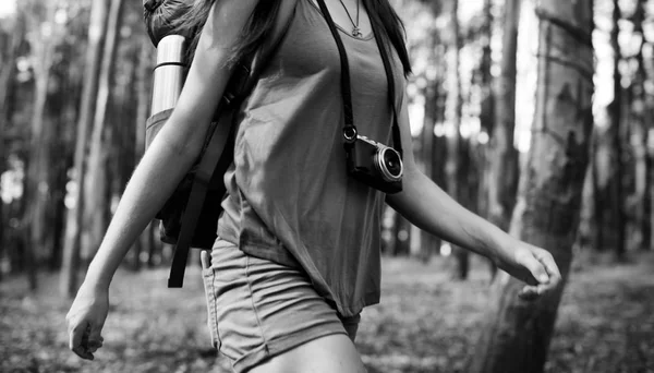 Junge Backpacker — Stockfoto