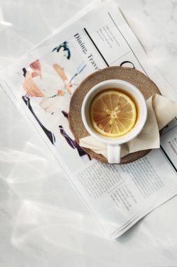 Limonlu çay.