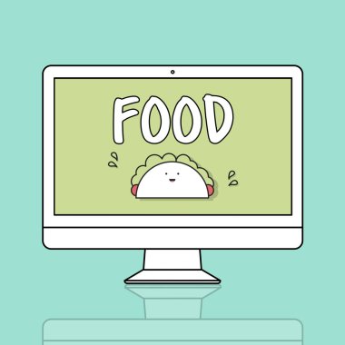 Web tasarım şablonu monitör