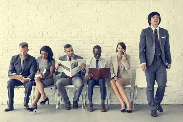 Gente de negocios esperando para la reunión —  Fotos de Stock