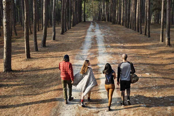 Junge Freunde auf Reisen — Stockfoto