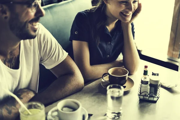 People Drinking Coffee — Stock Photo, Image