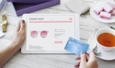 Internet dijital bağlantı ağ kavramı alışveriş